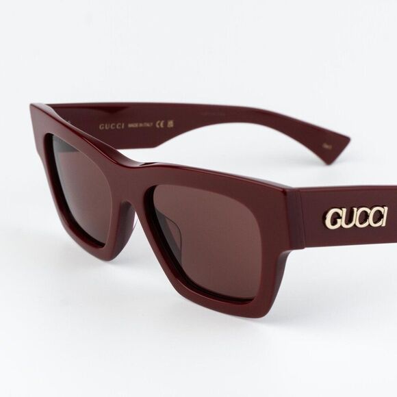 Gucci Women Sunglasses Burgundy Red Square GG1835S 003 NEW AUTHENTIC main image 9